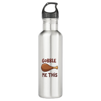 Thanksgiving Turkey Gift Funny Waterfles