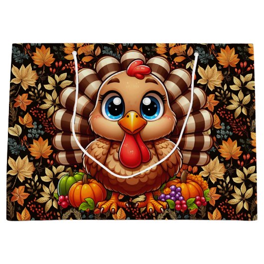 Thanksgiving Turkey Groot Cadeauzakje (Voorkant)