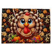 Thanksgiving Turkey Groot Cadeauzakje (Achterkant)