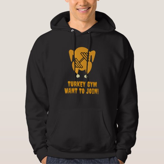 Thanksgiving Turkey Gym and Workout 2022 1 Hoodie (Voorkant)