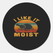 Thanksgiving Turkey I Like It Moist  Ronde Sticker (Voorkant)