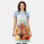 Thanksgiving Turkey in Autumn Paradise Schort (Gedragen)