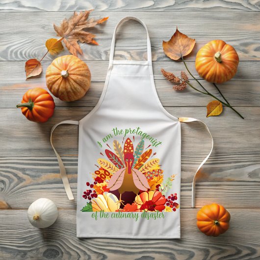 Thanksgiving Turkey in Autumn Paradise Schort