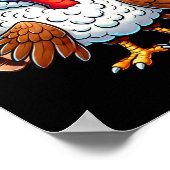 Thanksgiving Turkey In Sheep Disguise Funny Holida Poster (Hoek)