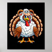 Thanksgiving Turkey In Sheep Disguise Funny Holida Poster (Voorkant)