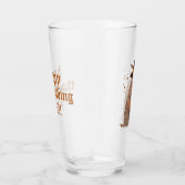 Thanksgiving Turkey Leg Armadillo Texas Glas (Rechts)