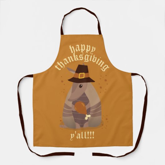 Thanksgiving Turkey Leg Armadillo Texas Schort (Voorkant)