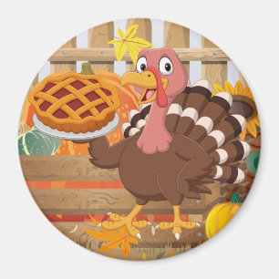 Thanksgiving Turkey Magnet