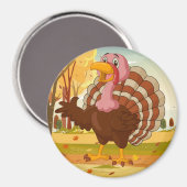 Thanksgiving Turkey Magnet (Voorkant / Achterkant)