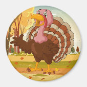 Thanksgiving Turkey Magnet (Voorkant)