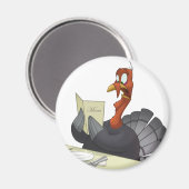 Thanksgiving Turkey Magnet (Voorkant / Achterkant)