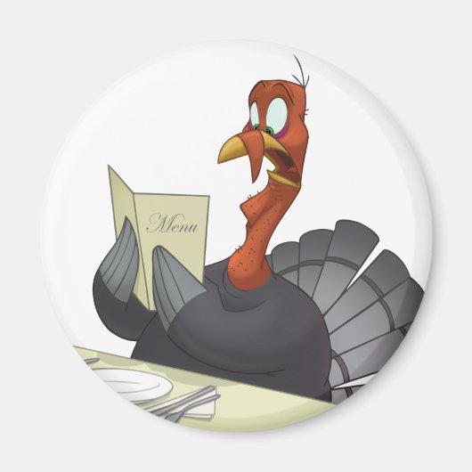 Thanksgiving Turkey Magnet (Voorkant)