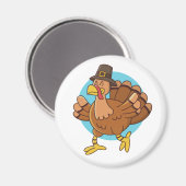 Thanksgiving Turkey magnet (Voorkant / Achterkant)