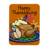 Thanksgiving Turkey Magnet Magneet (Verticaal)