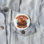 Thanksgiving Turkey Nurse Ronde Button 7,6 Cm (In situ)