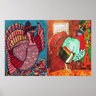 THANKSGIVING TURKEY POSTER
