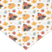 Thanksgiving Turkey Pumpkin Tafelkleed (Gekanteld)