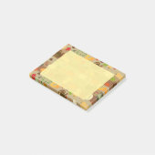 Thanksgiving Turkey Squash Autumn Harvest Pattern Post-it® Notes (Schuin)