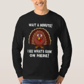 Thanksgiving  Turkey Stuffing Humor T-shirt (Voorkant)