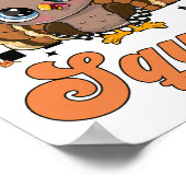 Thanksgiving Turkey Trot Squad  Poster (Hoek)