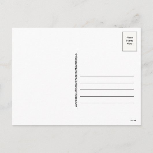 Thanksgiving Turkey Watercolor Postcard Feestdagenkaart (Achterkant)