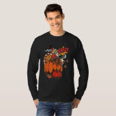Thanksgiving Turkey with Pumpkin Shotgun 1 T-shirt (Voorkant volledig)