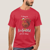 Thanksgiving Turkije 20 dankbaar 3dk t-shirt (Voorkant)