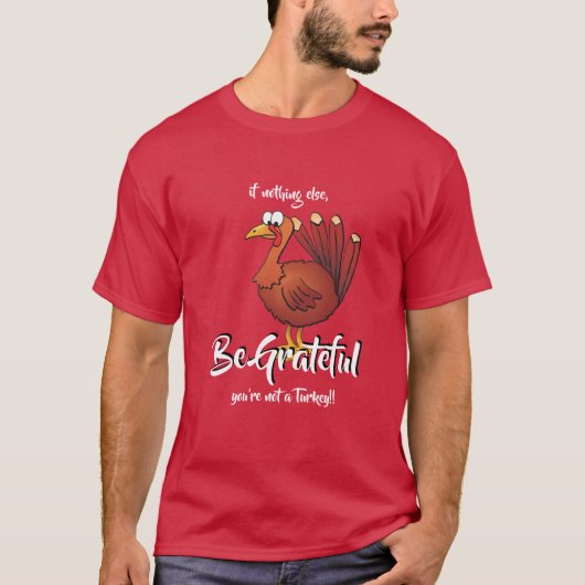 Thanksgiving Turkije 20 dankbaar 3dk t-shirt (Voorkant)