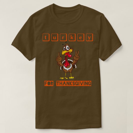 Thanksgiving Turkije 5 T-shirt (Design voorkant)
