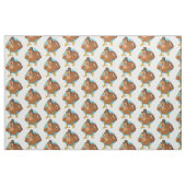 Thanksgiving Turkije aangepaste stof (Fat Quarter)