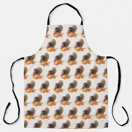 Thanksgiving Turkije Apron Schort (Voorkant)