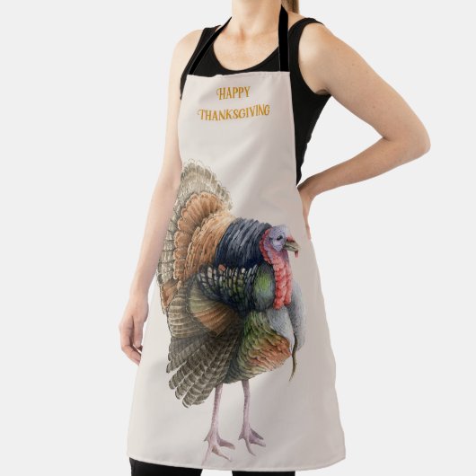 Thanksgiving Turkije Apron Schort (Insitu)