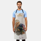 Thanksgiving Turkije Apron Schort (Gedragen)