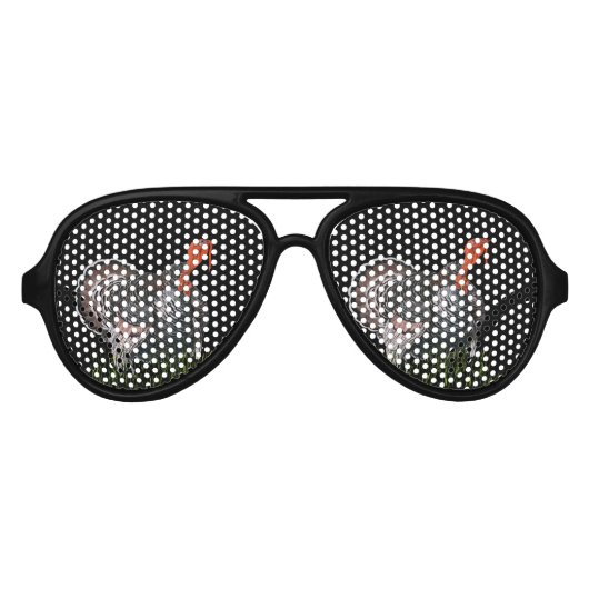 Thanksgiving Turkije Aviator Zonnebril (Voorkant)