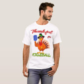 Thanksgiving Turkije - Bedankt voor Pickleball T-shirt (Voorkant volledig)