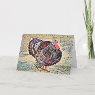 Thanksgiving Turkije Bird Art Friends Kaart