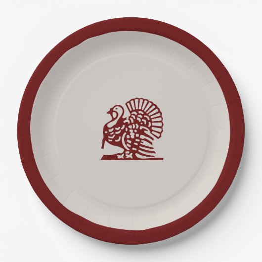 Thanksgiving Turkije ~ Bord (Voorkant)