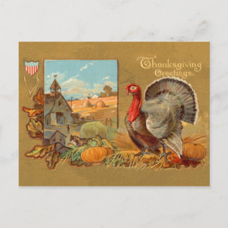 Thanksgiving Turkije Briefkaart