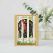  Thanksgiving Turkije Briefkaart (Staand voorkant)