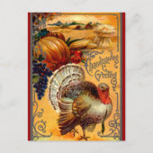  Thanksgiving Turkije Briefkaart Groet (Voorkant)