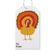 Thanksgiving Turkije Cadeau Labels