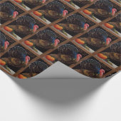  Thanksgiving Turkije Cadeaupapier (Hoek)