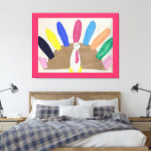 Thanksgiving Turkije Canvas Afdruk (Insitu (Slaapkamer))
