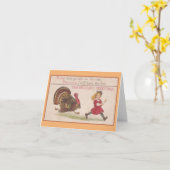 Thanksgiving Turkije Chase Kaart (Gele Bloem)