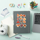 Thanksgiving Turkije Collage Sticker (iPad Cover)