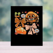 Thanksgiving Turkije Coquette Classic T-shirt Acryl Bord (Neutraal)