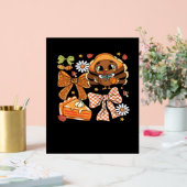 Thanksgiving Turkije Coquette Classic T-shirt Acryl Bord (Huwelijk)