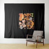 Thanksgiving Turkije Coquette Classic T-shirt Wandkleed (In Situ (horizontaal))