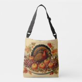 Thanksgiving Turkije Crossbody Tas (Voorkant)