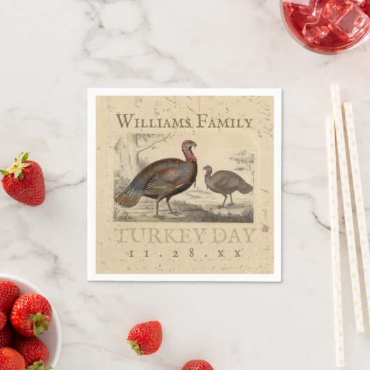 Thanksgiving  Turkije Dag Familienaam Servet (Insitu)